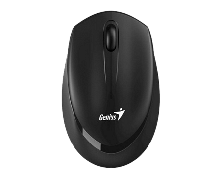 Wireless Mouse Genius NX-7009, 1200 dpi, 3 buttons, Ambidextrous, 65g, BlueEye, 1xAA, 2.4Ghz, Black