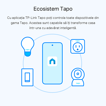TP-LINK "Tapo L510E(2-pack)", Smart Wi-Fi LED Bulb with Dimmable Light, 2700K, 806lm