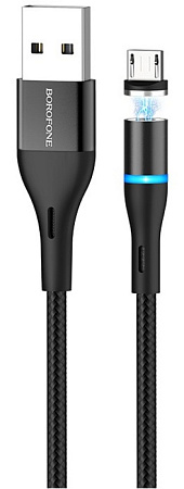 Magnetic Micro-USB Cable XO, NB125, Black Magnetic Micro-USB Cable XO, NB125, Black