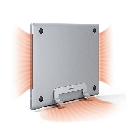 UGREEN Vertical Laptop Stand Aluminum Alloy | LP258, Silver