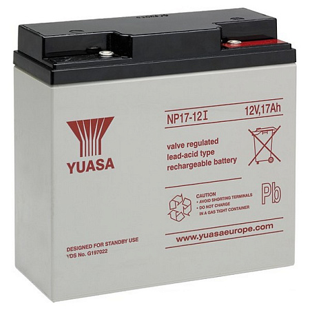 Аккумулятор для резервного питания Yuasa NP17-12I -TW, 12В, 17А*ч
