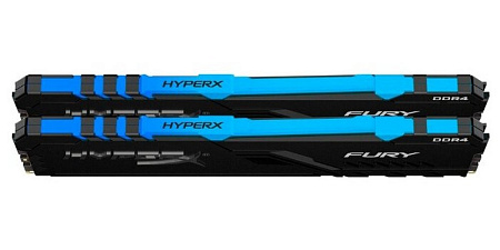 16GB DDR4-3200MHz Kingston HyperX FURY RGB (Kit of 2x8GB) (HX432C16FB3AK2/16), CL16, 1.35V, Black 16GB DDR4-3200MHz Kingston HyperX FURY RGB (Kit of 2x8GB) (HX432C16FB3AK2/16), CL16, 1.35V, Black