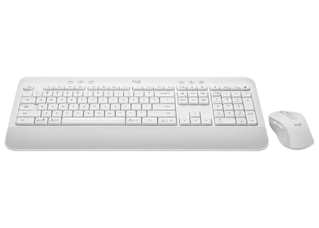 Wireless Keyboard & Mouse Logitech MK650, Quiet typing, Palm rest, Media сontrols, 4000dpi, 5 button
