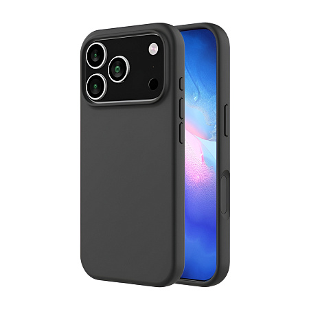 WOO Case Liquid Silicone iPhone 17 Pro Max/ iPhone 18 Pro Max, Black WOO Case Liquid Silicone iPhone 17 Pro Max/ iPhone 18 Pro Max, Black