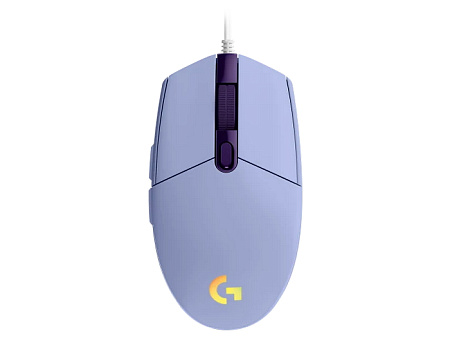 Gaming Mouse Logitech G203 Lightsync, 200-8000 dpi, 6 buttons, 85g, 1000Hz, Ambidextrous, Onboard me