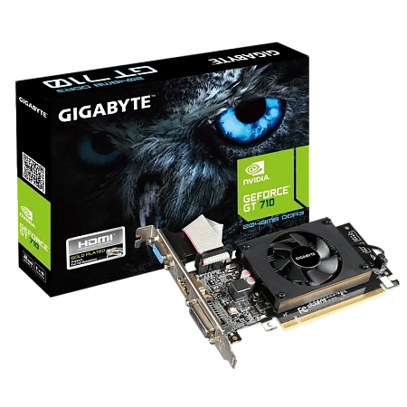Видеокарта Gigabyte GV-N710D3-2GL,  2ГБ 64-bit DDR3,процессоры ,оперативная память, ssd, M2, hdd, кейсы