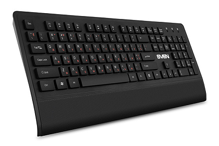 Wireless Keyboard & Mouse & Mouse Pad SVEN KB-C3800W, Multimedia, Palm rest, 1600dp, 6 buttons, Ergo Wireless Keyboard & Mouse & Mouse Pad SVEN KB-C3800W, Multimedia, Palm rest, 1600dp, 6 buttons, Ergo