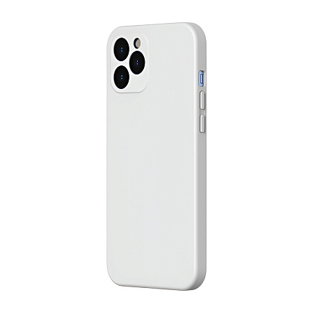 Baseus Case Liquid Silicone Gel Protective iPhone 12 Pro, White