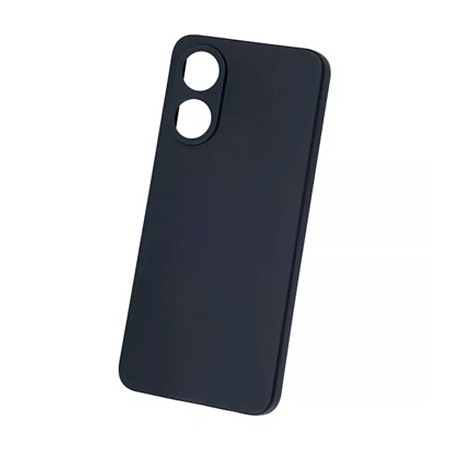 Helmet Case Liquid Silicone Oppo A78 4G, Black