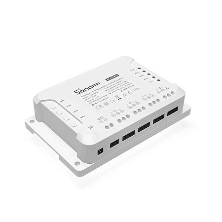 Sonoff Wi-Fi 4-Gang Smart Switch with RF Control 4CHPROR3 Sonoff Wi-Fi 4-Gang Smart Switch with RF Control 4CHPROR3
