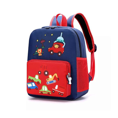 Kids Backpack Red Car Kids Backpack Red Car
