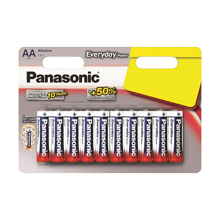 Panasonic  "EVERYDAY Power" AA Blister*10, Alkaline, LR6REE/10B4F