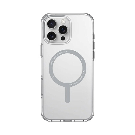 Uniq Case for iPhone 16 Pro Max Hybrid Clario (ECO) with Magclick Charging, Clear