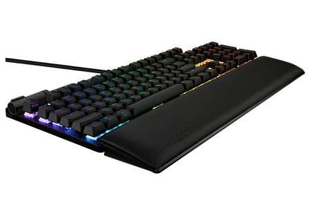 Gaming Keyboard Asus ROG Strix Flare II, Mechanical , NX Red SW, PBT, US Layout,Wrist rest, RGB, USB