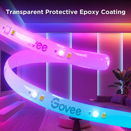 Светодиодная лента GOVEE RGBIC S LED / 10m / Multicolor / Wi-Fi / Bluetooth Светодиодная лента GOVEE RGBIC S LED / 10m / Multicolor / Wi-Fi / Bluetooth