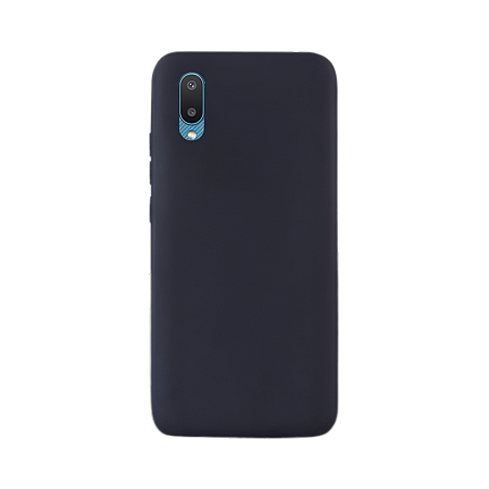 Helmet Case Liquid Silicone Samsung A02, Black