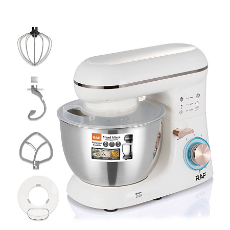 Raf Stand Mixer R.6601W, 4.5L, 1300W, White