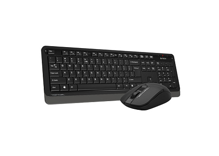 Wireless Keyboard & Mouse A4Tech FG1012S,12 Fn keys, Laser Engraving, Splash Proof, Silent Mouse, 12