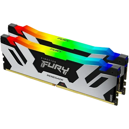 Оперативная память Kingston FURY Renegade RGB, DDR5 SDRAM, 6400 МГц, 64Гб, KF564C32RSAK2-64 Оперативная память Kingston FURY Renegade RGB, DDR5 SDRAM, 6400 МГц, 64Гб, KF564C32RSAK2-64