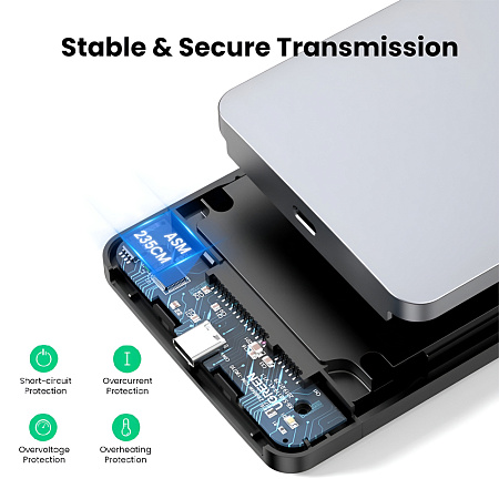UGREEN CM300 2.5" SATA HDD / SSD Enclosure 6Gbps USB 3.0
