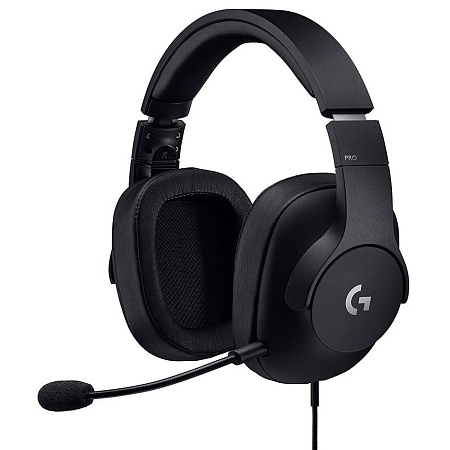 Gaming Headset Logitech G Pro, 50mm driver, 20-20kHz, 35 Ohm, 91.7dB, 320g, In-Line Controls, Detach