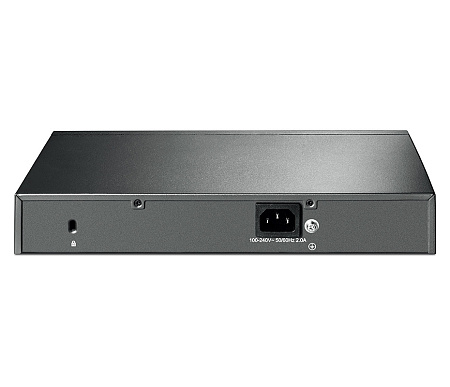 .8-port Gigabit  Smart PoE+ Switch, TP-LINK "T1500G-10MPS", with 2 SFP Slots , steel case