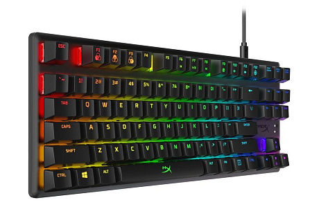 Клавиатура HyperX Alloy Origins Core, Проводное, Чёрный