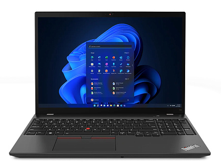 Ноутбук для бизнеса 16" Lenovo ThinkPad T16 Gen 1 (Intel), Thunder Black, Intel Core i7-1260P, 16Гб/512Гб, Без ОС