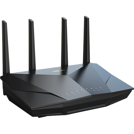 Wi-Fi 6 Dual Band ASUS Router "RT-AX5400", 5400Mbps, OFDMA, Gbit Ports, USB3.2