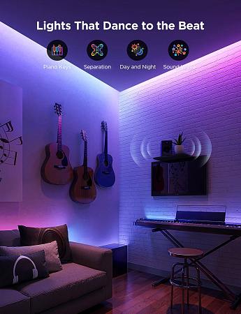 Световая полоса GOVEE RGBICWW LED Strip Light 2 Pro 5m Световая полоса GOVEE RGBICWW LED Strip Light 2 Pro 5m