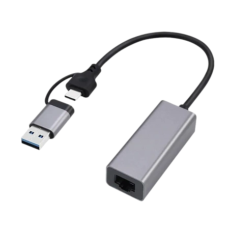 Сетевой адаптер Cablexpert A-USB3AC-LAN-01, Серый