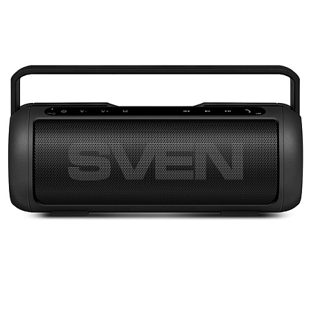 Speakers SVEN "PS-250BL" 10w, Black, Bluetooth, microSD, FM, AUX, Mic, power: 2200mA, USB, DC 5V