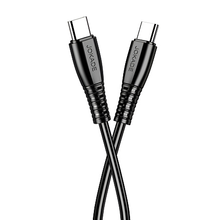 Jokade Cable Type-C to Type-C 100W 1M JA043, Black