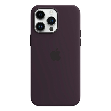 Case Original Silicone with MagSafe for iPhone 14 Pro Max, Elderberry