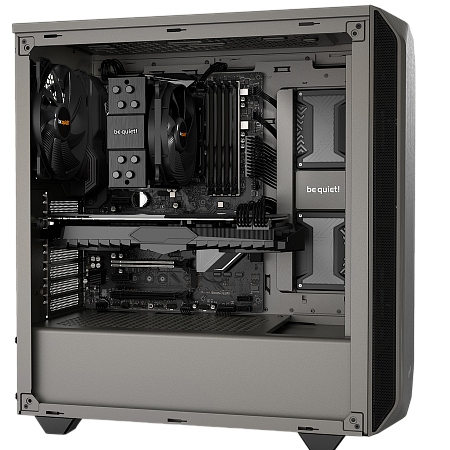 Case ATX be quiet! Pure Base 500, w/o PSU, 2x140mm, Insulation mats, PSU shroud, Dust filter, 2xUSB 
