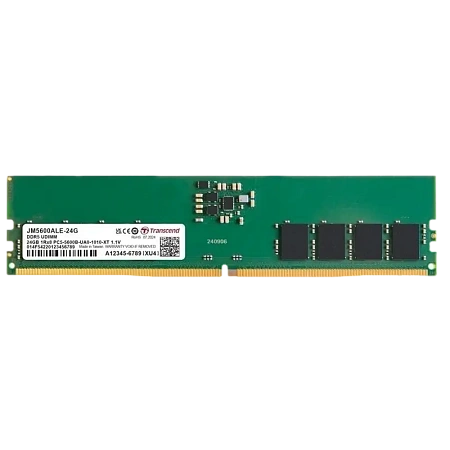 Оперативная память Transcend JetRam, DDR5 SDRAM, 5600 МГц, 24ГБ, JM5600ALE-24G,процессоры ,оперативная память, ssd, M2, hdd, кейсы Оперативная память Transcend JetRam, DDR5 SDRAM, 5600 МГц, 24ГБ, JM5600ALE-24G,процессоры ,оперативная память, ssd, M2, hdd, кейсы