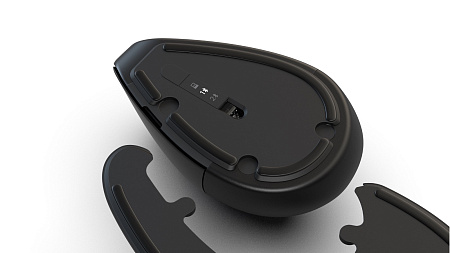 Эргономичная вертикальная беспроводная мышь HP 925/ 4000dpi/ Black