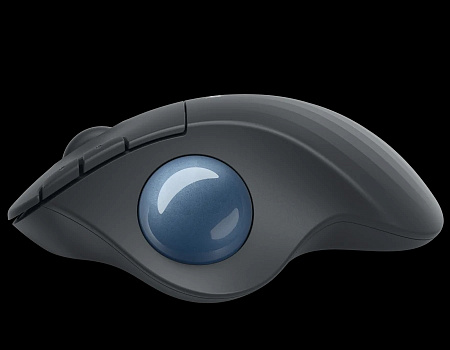 Wireless Trackball Mouse Logitech M575, 400-2000 dpi, 5 buttons, Ergonomic, 1xAA, Unifying, 2.4Ghz+B