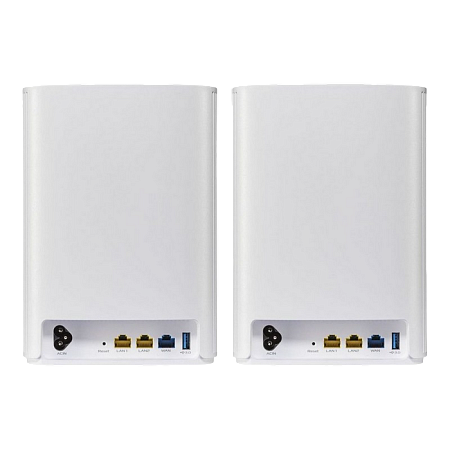 Whole-Home Mesh Dual Band Wi-Fi 6 System ASUS, "ZenWiFi AX Hybrid XP4 2pk", AX1800, AV1300, USB3.0