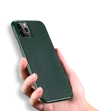 Helmet Case TPU Nylon Series iPhone 11 Pro Max, Green