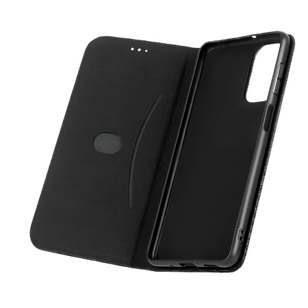 WOO Case Shell Flip Nylon Oppo A5 4G, Black