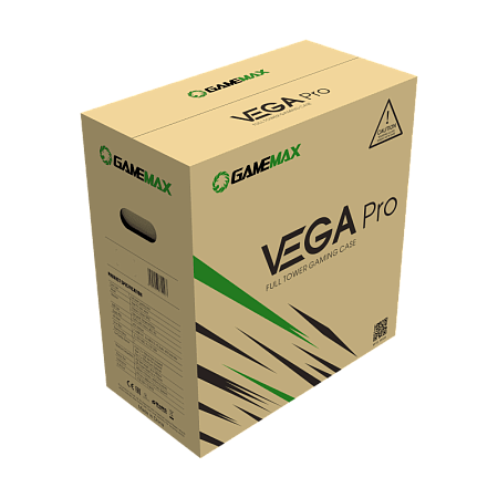 Case EATX GAMEMAX VEGA Pro, w/o PSU, 0.8/1.2mm, 1x120mm ARGB, ARGB Hub, Dual Side Tempered Glass, Du