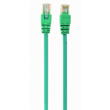  5m, Patch Cord  Green, PP12-5M/G, Cat.5E, Cablexpert, molded strain relief 50u" plugs