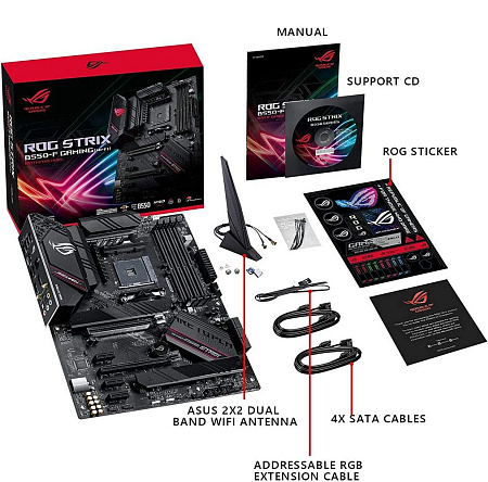 MB AM4 Asus ROG STRIX B550-F GAMING (WIFI)  ATX