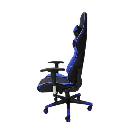 Gaming Chair Havit GC932, Headrest & Lumbar cushion, 2D Armrest, 166 degrees, Black/Blue