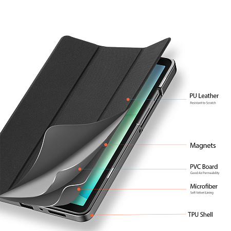 DUX DUCIS Tablet Case Samsung Tab A11 / A9 DOMO, Black