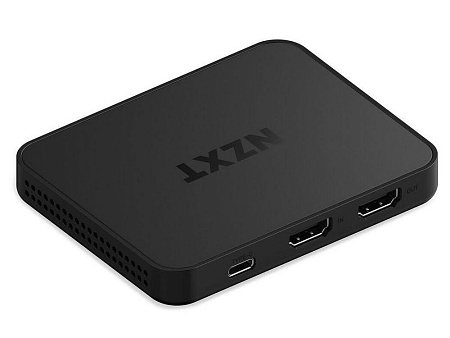 Capture Card NZXT Signal 4K30, 4k/60 fps, HDR10, 4K/60fps passthrough, 2xHDMI 2.0, 1xType C 