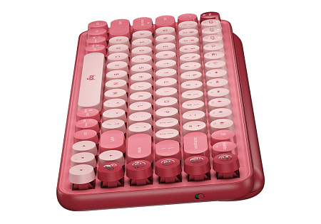 Wireless Keyboard Logitech POP Keys, Mechanical, Compact design, F-keys, Emoji Keys, 2xAAA, 2.4Ghz+B