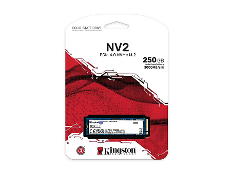 Накопитель SSD Kingston NV2, 250Гб, SNV2S/250G