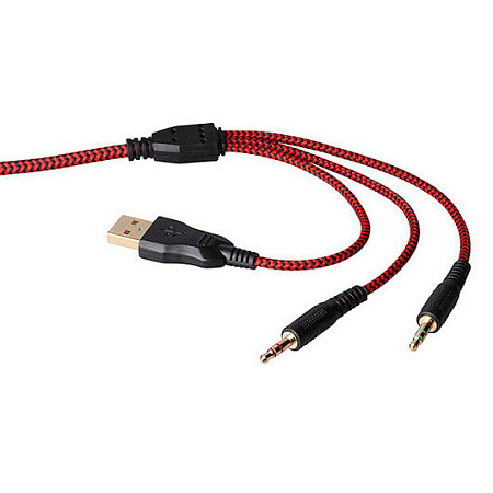 Игровая Гарнитура QUMO Avalon, USB, Чёрный